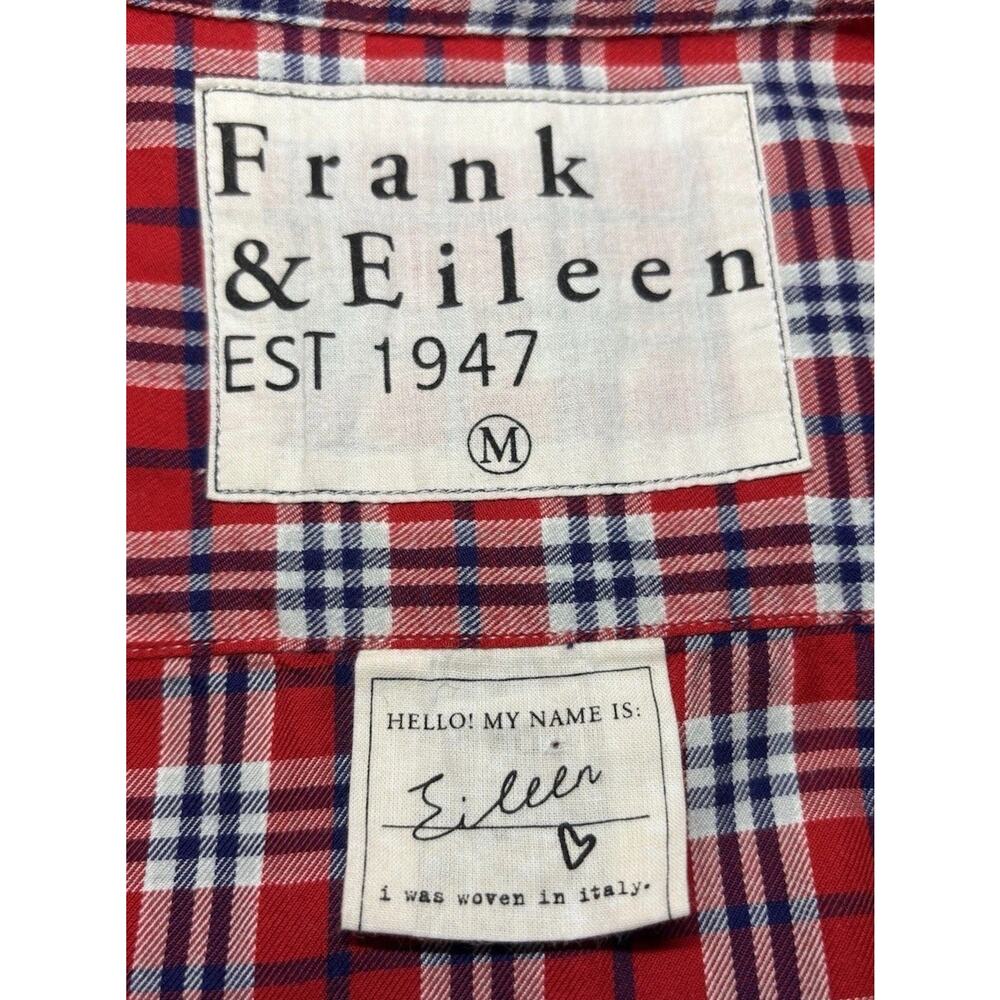 Frank And Eileen Eileen Button-Up Plaid Cotton Sh… - image 6